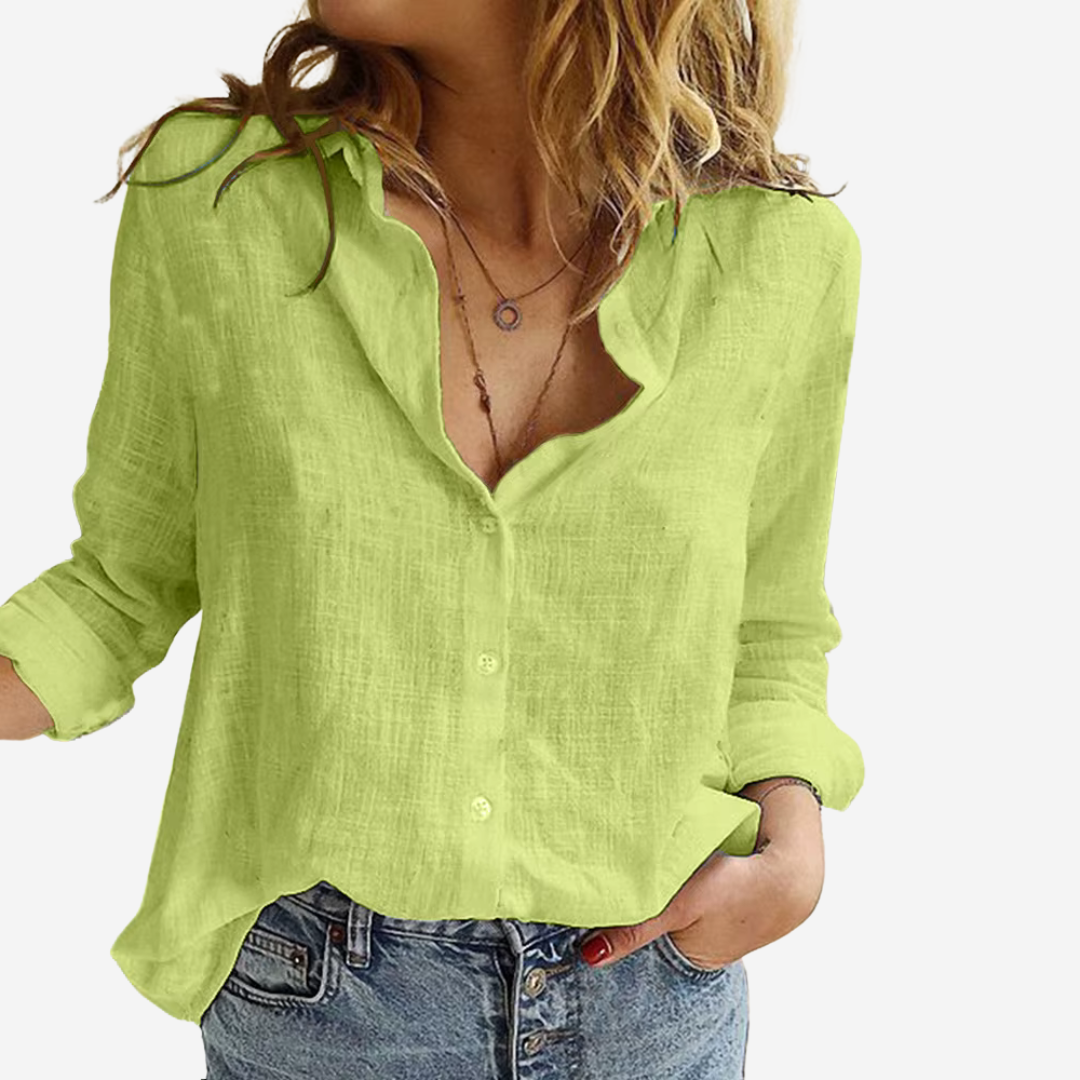 Timeless Relaxed-Fit Elegance Casual Blouse for Women