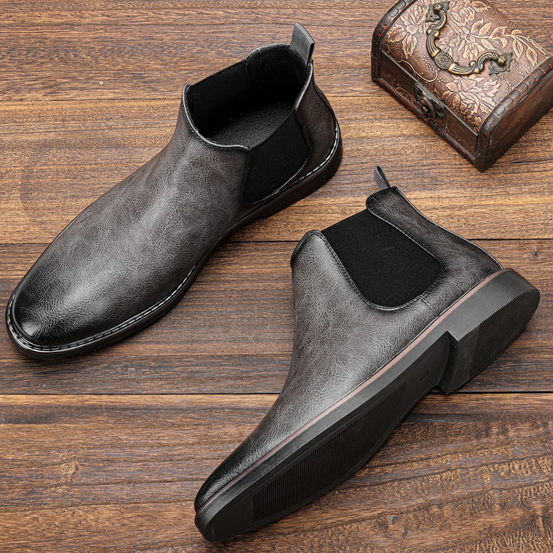 Men’s Stylish Durable Everyday Chelsea Boots with Elastic Side Panels