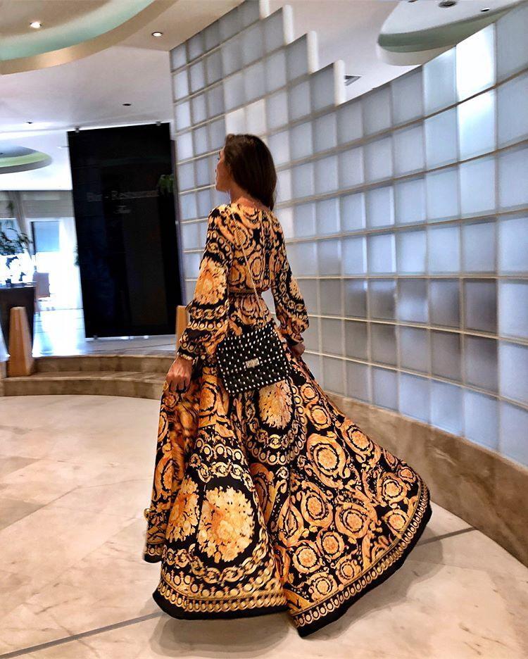 Enchanting Flowy Sunny Party Bohemian Maxi Dress for Women