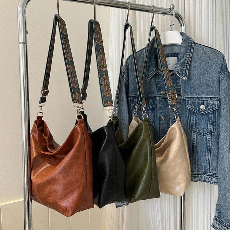 Women's Retro Sleek Practical Shoulder Bag