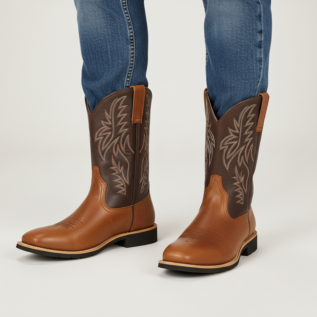 Smith | Leather Cowboy Boots