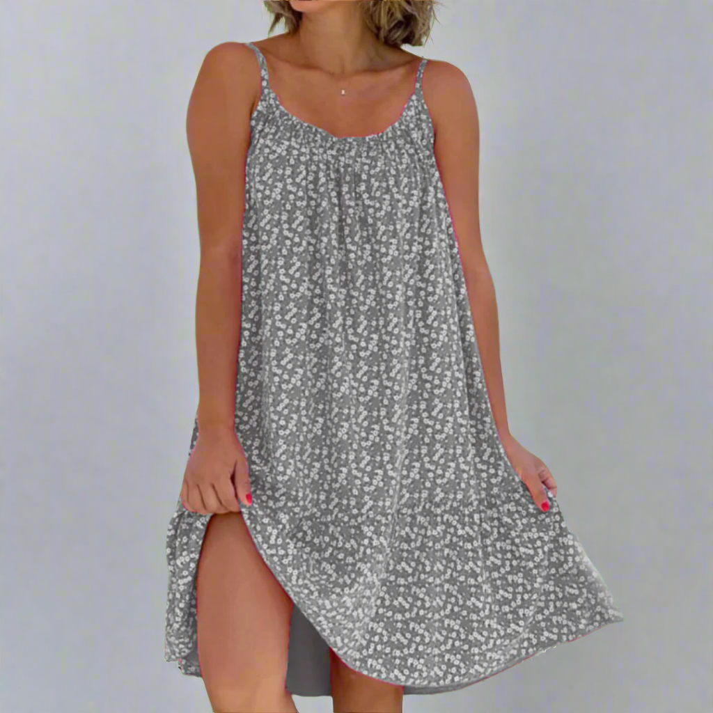 Women's Breezy Floral Camisole Summer Dress - Ideal for Sunny Parties and Vacations