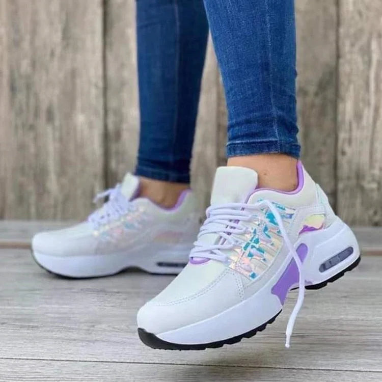 Outdoor Stable Non-Slip Athletic Cushion Support Air Trainers for Women