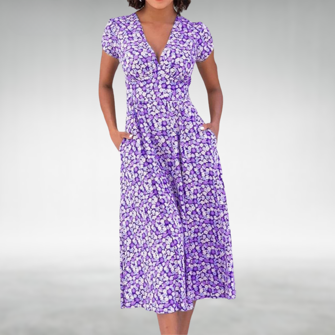 Versatile Classic Aesthetic Flattering Fit Summer Dress for Women