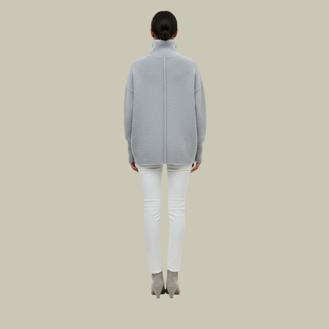 Women’s Loose Fit Winter Jumper Oversized Warm Turtleneck