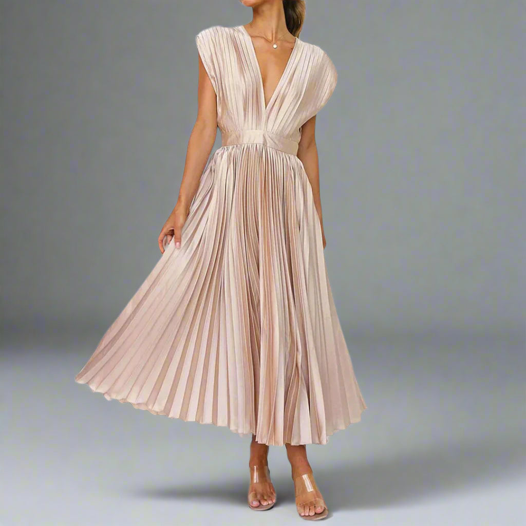 Timeless Women's Relaxed Evening Wedding Midi Dress for Every Occasion
