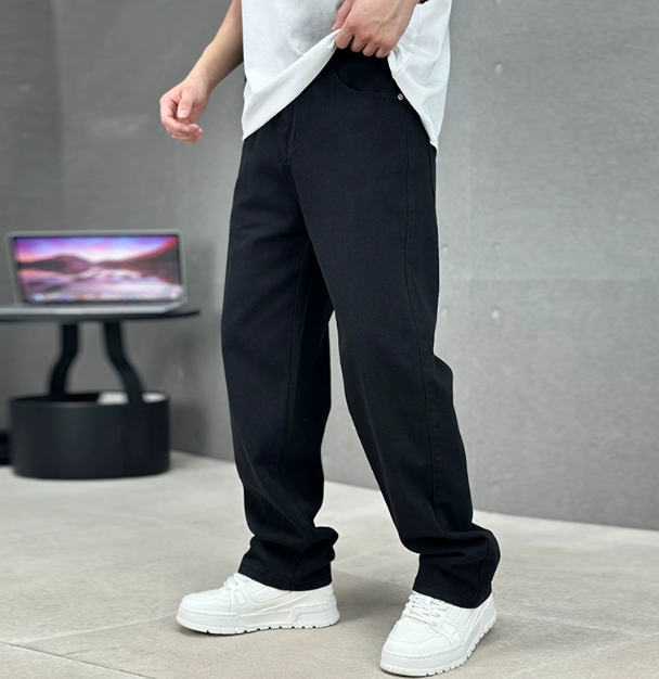 Men's Functional Sleek Fashion Straight Leg Jeans