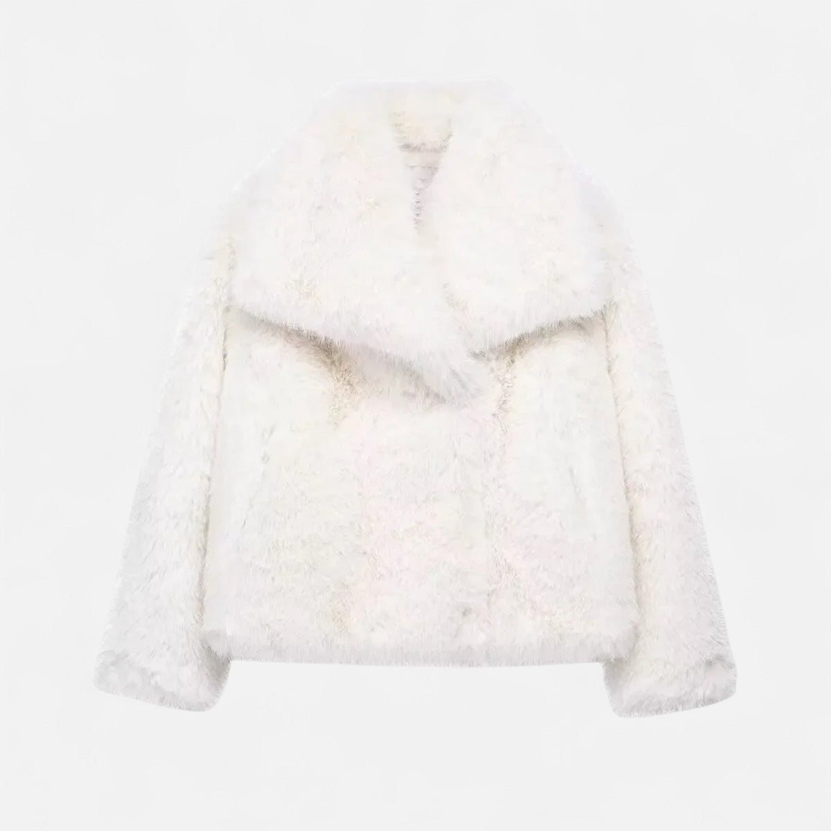 Women’s Cozy Fluffy Warm Plush Faux Fur Winter Coat